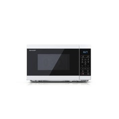 Sharp YC-MS02E-W Microwave Oven - White | Compact, Efficient & Sleek Design for Your Kitchen
